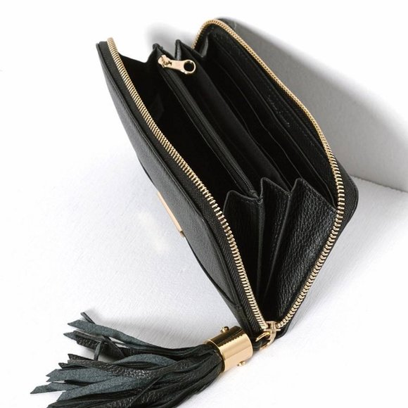 See By Chloe leather wallet with tassle - Picture 5 of 6